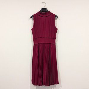 Nanette Lepore | Fuschia ​Pleated Blouson Dress